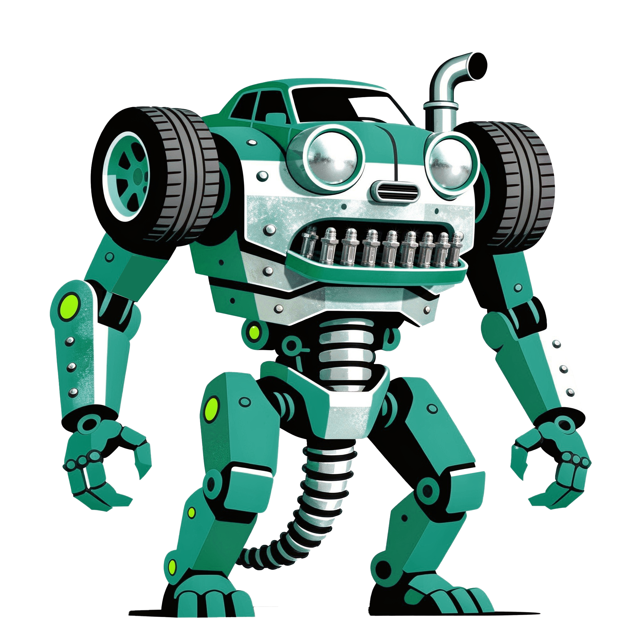 Sourcing monster illustration